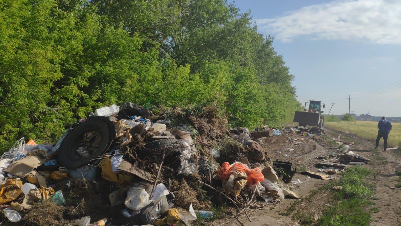 Фото В Новосибирской области МУП «САХ» продолжает ликвидировать несанкционированные свалки 3